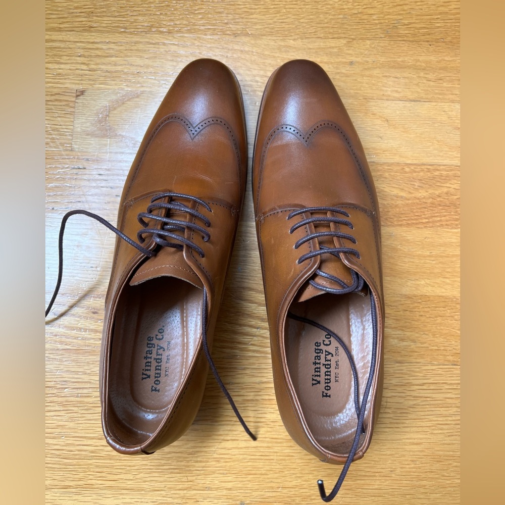Men’s Brown Leather Oxfords